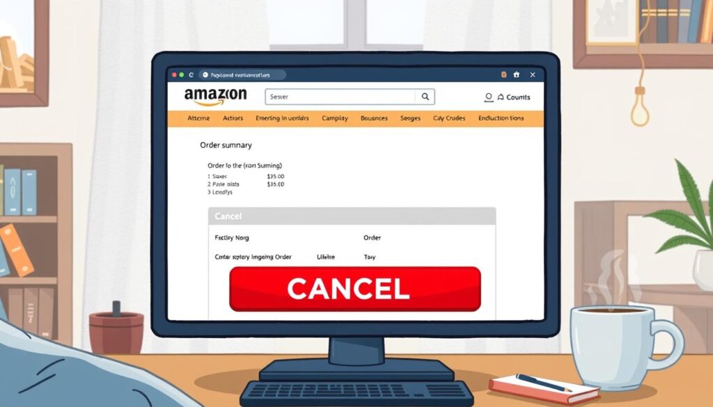 how to cancel amazon order